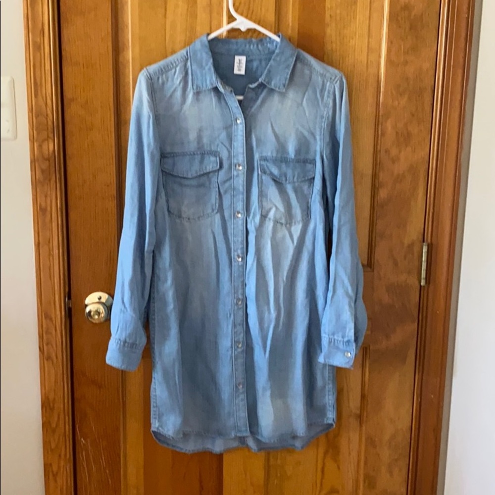 Chambray shirt dress from H&M